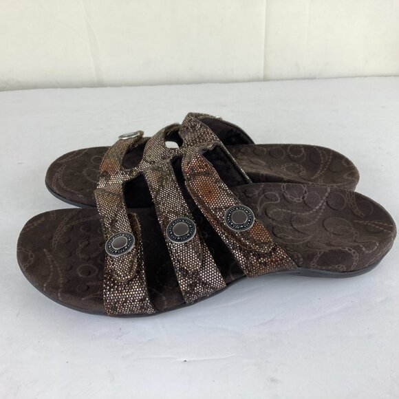 Orthaheel Vionic Womens Sz 8 Comfort Adjustable Strap Sandals Arch Support - Picture 2 of 5
